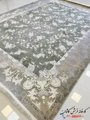 فرش افشان فیلی 1200شانه طرح صنوبر کاشان