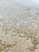 فرش افشان مدرن 1200 شانه طرح مشکات کاشان