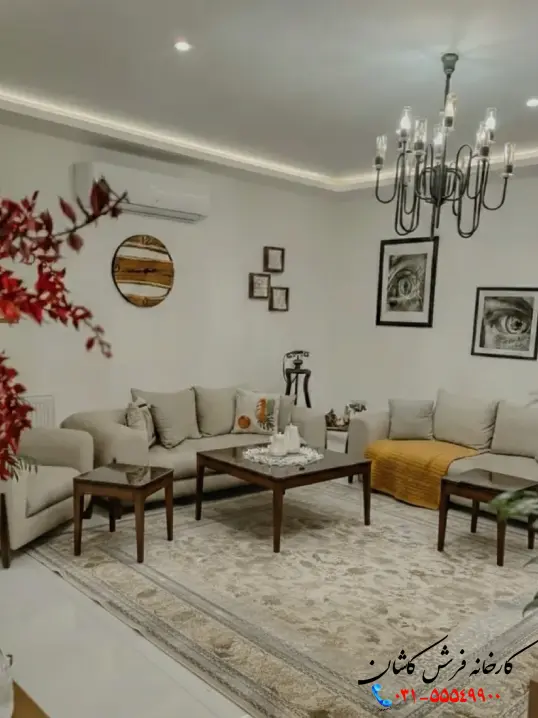 فرش افشان مدرن 1200 شانه ماهلین سبز