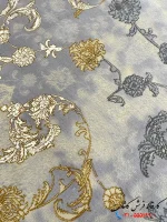 فرش افشان مدرن 1200شانه رامان نقره ای کاشان