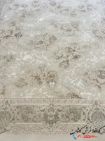 فرش افشان مدرن 1200شانه سارا سبز کاشان