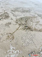 فرش افشان مدرن 1200شانه طرح سارا سبز