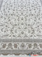 فرش سفید طلاکوب 1200شانه افشاری زرین کاشان