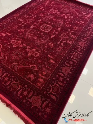 فرش لاکی 700 شانه ارزان قیمت طرح فیروزه کاشان