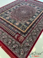 فرش لاکی 700 شانه طرح تابان کاشان