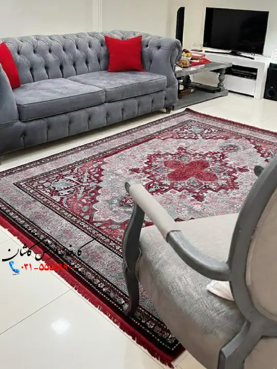 فرش لاکی وینتیج دنیا 700 شانه کاشان