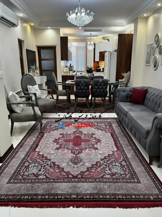 فرش لاکی وینتیج طرح دنیا 700 شانه