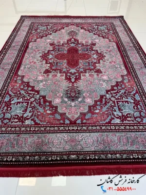 فرش لاکی وینتیج طرح دنیا 700 شانه