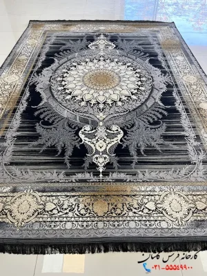 فرش مشکی 1200شانه ونیز
