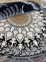 فرش مشکی جدید 1200 شانه ونیز کاشان