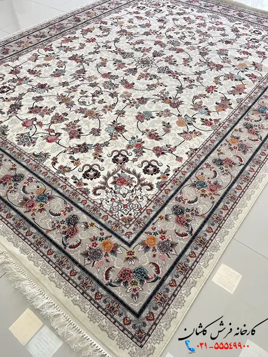 فرش 700 شانه افشان طرح گیلدا کاشان فرش 700 شانه افشان طرح گیلدا کاشان