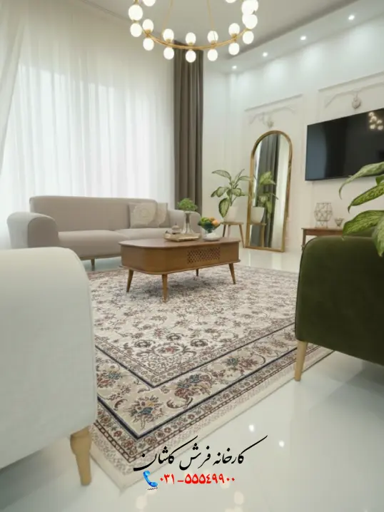 فرش 700 شانه افشان طرح گیلدا