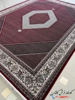 فرش بیجار 1200شانه لاکی طرح مروارید کاشان