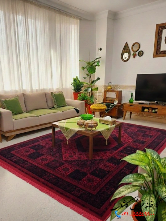 فرش روناسی طرح نارنج 700 شانه ارزان قیمت اقتصادی