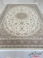 فرش سفید طلایی 1200شانه هاکان
