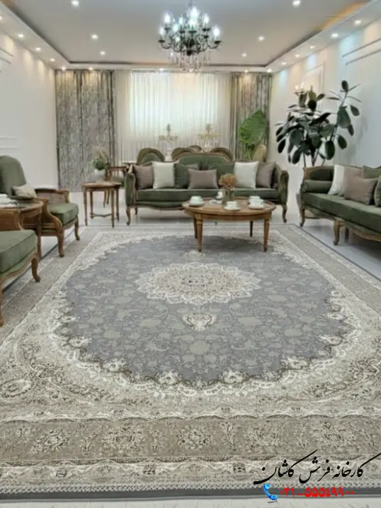 فرش فیلی طلایی 1200شانه نیکا