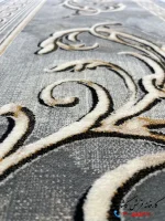 فرش ورساچه 1200شانه مدوسا طوسی کاشان