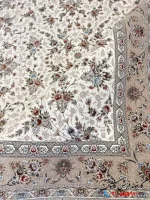 فرش کرم 1200شانه افشان طرح مه گل