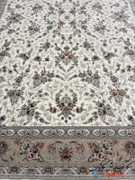 فرش کرم 1200شانه طرح افشان طرح مه گل