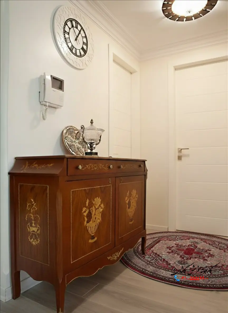 فرش گرد برای ورودی خانه