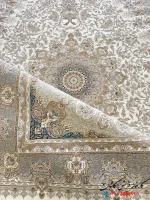 فرش 1200 شانه طلاکوب سفید شهیاد