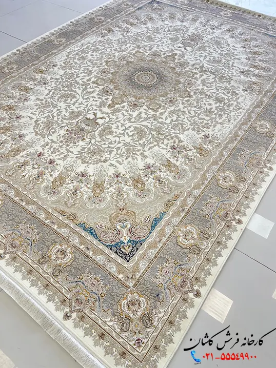 فرش 1200 شانه طلاکوب طرح شهیاد کاشان فرش 1200 شانه طلاکوب طرح شهیاد کاشان