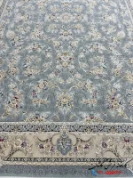 فرش رز نقره ای افشان 1200شانه