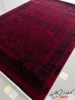 فرش لاکی 1200شانه گل هندی کاشان