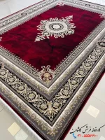 فرش ورساچه فرانسوی 1200شانه لاکی کاشان