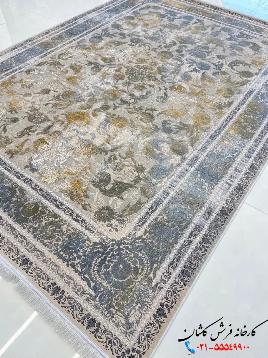 فرش وینتیج افشان 1200شانه طرح مدیسام کاشان فرش وینتیج افشان 1200شانه طرح مدیسام کاشان