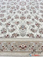 فرش کرم 1200 شانه طرح گلستان