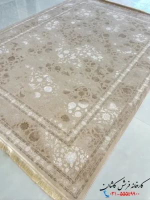 فرش موکا جدید افشان 1200شانه طرح آیدا کاشان