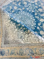 فرش آبی کاربنی ۱۲۰۰ شانه پانا کاشان