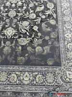 فرش افشان 1200 شانه مدرن مدیسام ذغالی کاشان