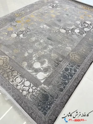 فرش افشان مدرن 1200 شانه طرح گلسا کاشان