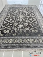 فرش افشان مدرن طرح مدیسام 1200 شانه ذغالی