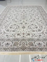 فرش کرم برجسته 1200 شانه کیمیا کاشان