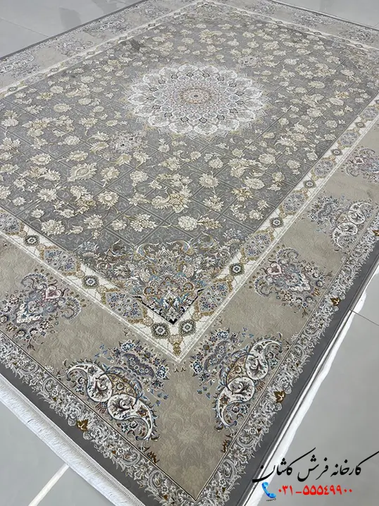 فرش کلاسیک ترنج دار 1200شانه طرح پیچک فیلی کاشان فرش کلاسیک ترنج دار 1200شانه طرح پیچک فیلی کاشان