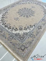 فرش ترنج دار 1200شانه طرح آیسان کاشان