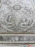فرش طلاکوب جدید کرم 1200شانه ژوبین کاشان