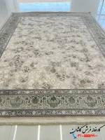 فرش موکا سبز 1200شانه مانا کاشان