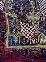 فرش سنتی لاکی 1200 شانه گندم