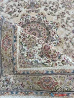 فرش کرم گل برجسته 1200 شانه نیام