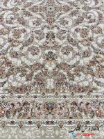 فرش کلاسیک 1200 شانه طرح شاهکار کاشان
