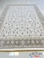 فرش 1200 شانه افشان کرم طرح ساقی