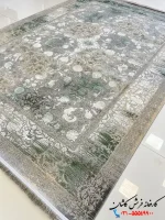 فرش افشان مدرن 1200شانه سیلور طرح سارا کاشان