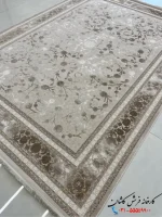 فرش افشان کرم سوفیا کاشان 1200شانه
