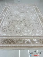 فرش افشان کرم طرح سوفیا کاشان 1200شانه