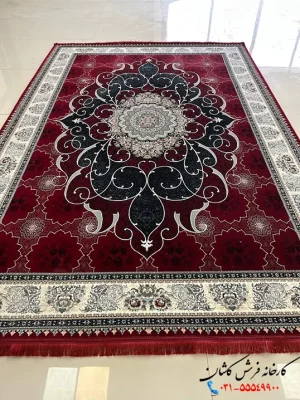 فرش ترنج دار لاکی 1200 شانه چکاوک