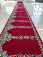فرش سجاده ای قرمز طاها